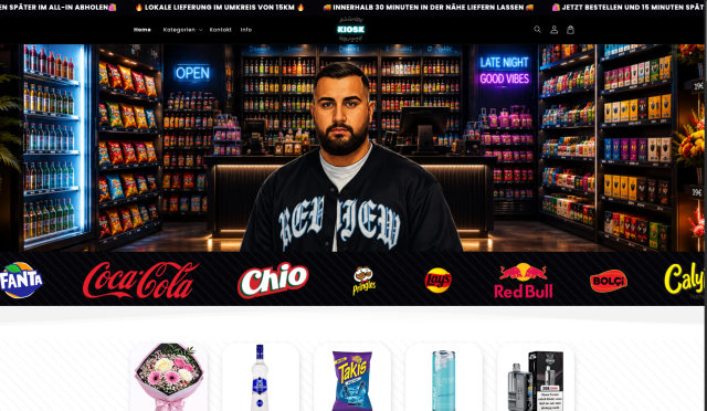All-In Kiosk – Website