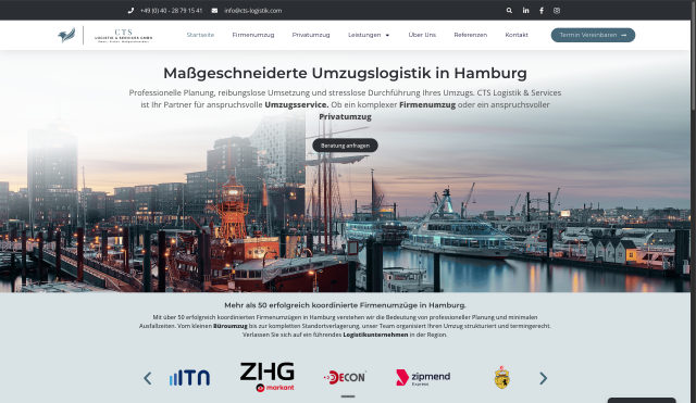CTS Logistik – Website
